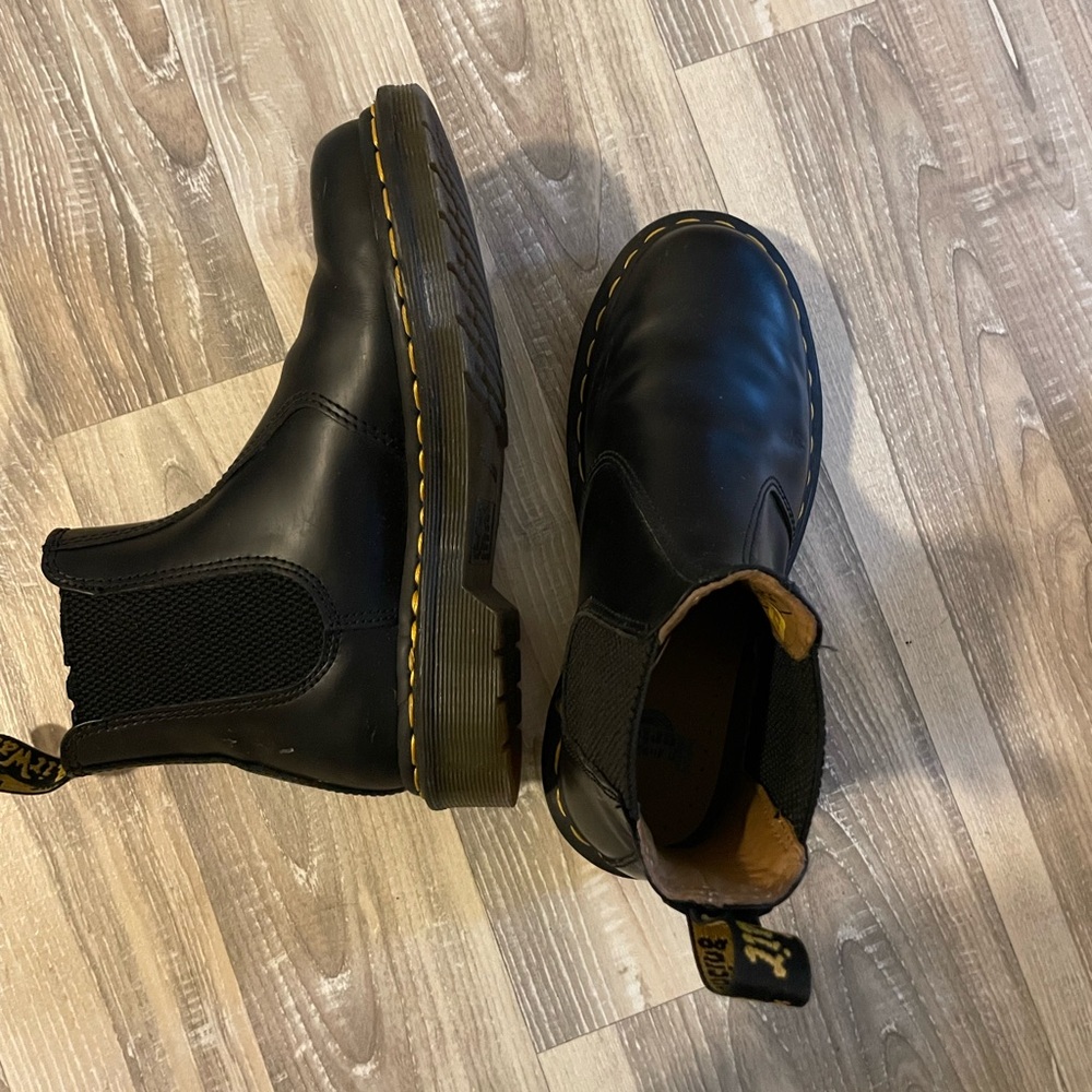 Dr. Martens Black Leather Boots